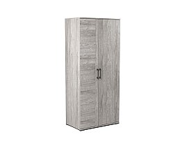 Шкаф для одежды глубокий Денвер Д-1 Риббек серый