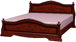 Кровать двуспальная из массива Карина-1