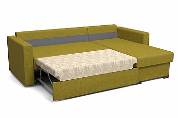 Угловой диван-кровать Джессика желтый