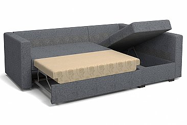 Угловой диван-кровать Джессика 2 Серый - оттоманка