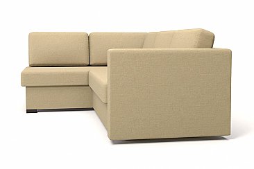 Угловой диван-кровать Джессика 2 Бежевый - вид сбоку