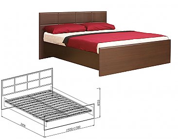 Кровать двуспальная Палермо