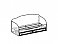 Схема кровати с ящиками Бруно