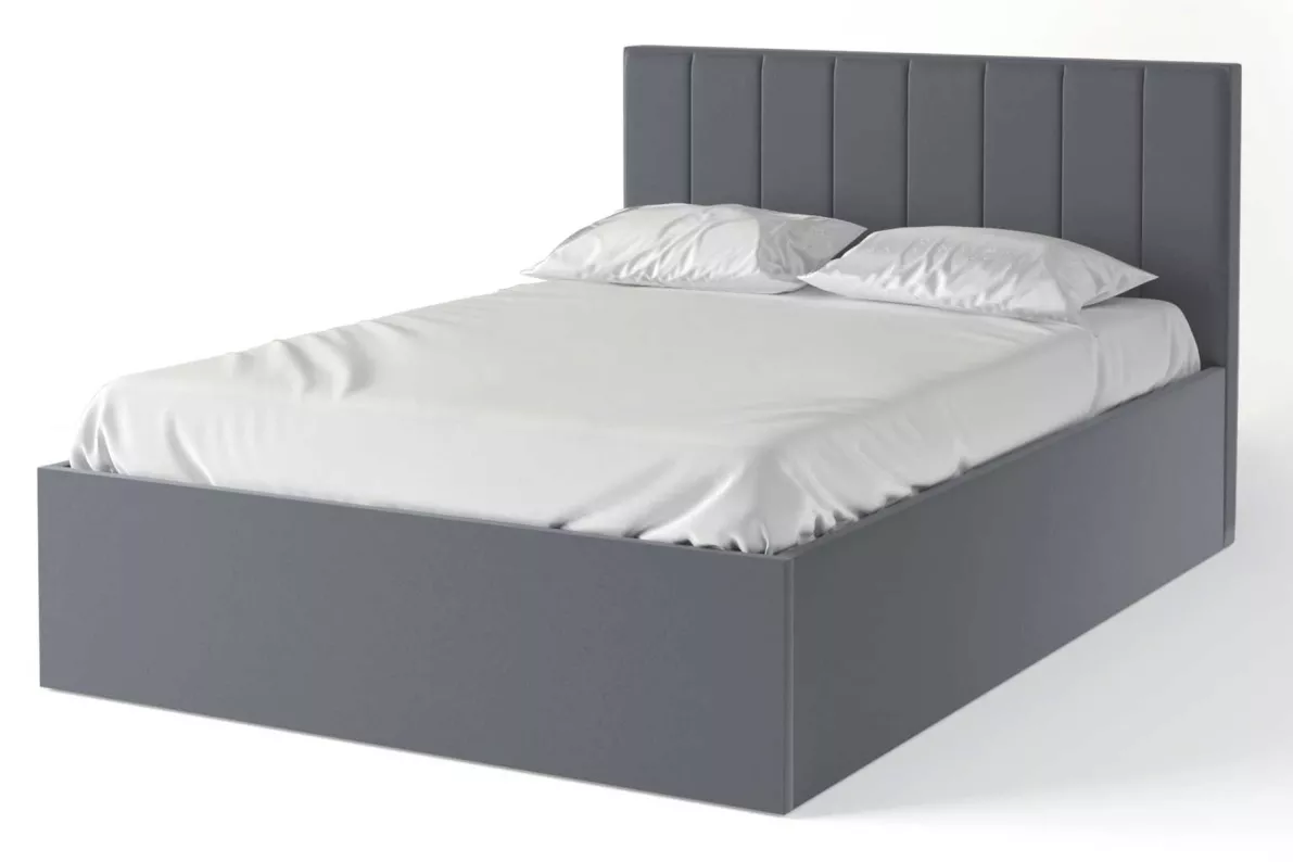 Кровать с подъемным механизмом Аврора 1400 Серый