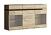 Комод-витрина Ультра  Дуб приморский
