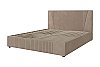 Кровать мягкая с подъемным механизмом Нельсон Геометрия Бежевый/160
