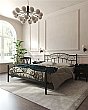 Кровать металлическая Глэдис 180/Черный