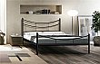 Кровать металлическая Luna 140/Черный