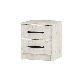 Тумба прикроватная Фиеста (комплект 2 шт.) Крафт белый