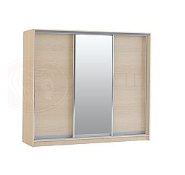 Шкаф-купе Виват 3-х дверный с 1 зеркалом 2670/600