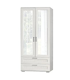 Шкаф Корвет Люкс 550 №24  2-х створчатый с зеркалом  Бодега
