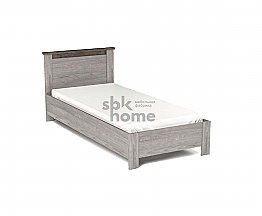Кровать односпальная Денвер (90) Риббек серый