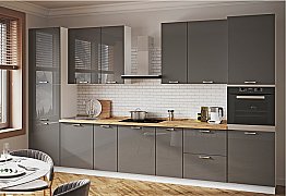 Кухня Модерн №8 Графит глянец
