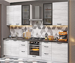 Кухня Крафт №1 Бетон Пайн