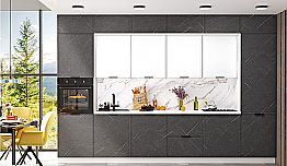 Кухня Норд №2 Гранит оникс/Бланж