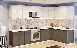 Кухня Крафт №3 Ателье / Бетон пайн