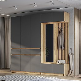 Прихожая Багира №3 Графит