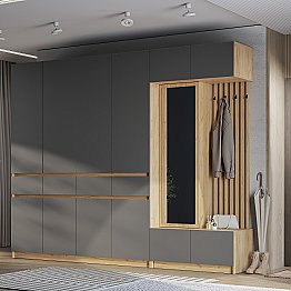 Прихожая Багира №4 Графит