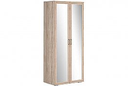 Шкаф 2х дверный с зеркалом (540) Бруно