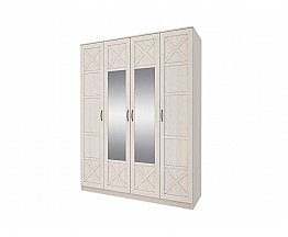 Шкаф 4-х дверный с зеркалом Лозанна СТЛ.223.01