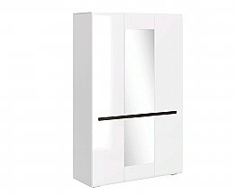 Шкаф 3-х дверный Стокгольм (540) Белый глянец