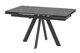 Стол раскладной Стокгольм Керамогранит Черный
