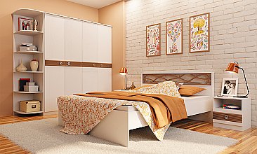 Кровать Саманта СМ-3 в комнате