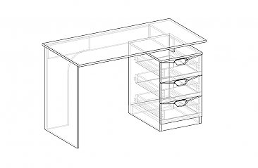 Стол письменный Хилтон схема