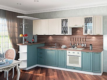 Шкаф-антресоль завершающий ШАЗ-30 для кухни Гурман 7 в интерьере