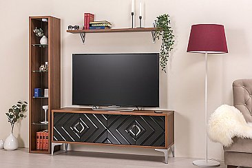 Тумба под ТВ Муар 13.262 в интерьере