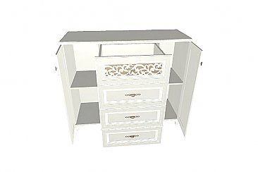 Комод Ливадия Л-15 внутри