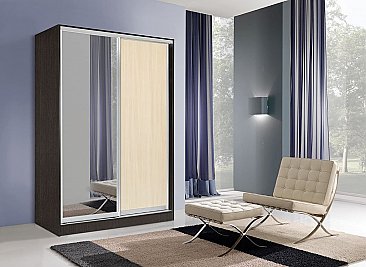 Шкаф-купе Оскар 2.5 с 1 зеркалом / 150 см