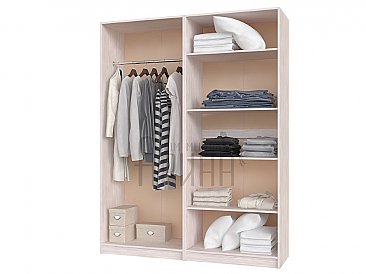 Шкаф 4-х створчатый с зеркалами Лилия