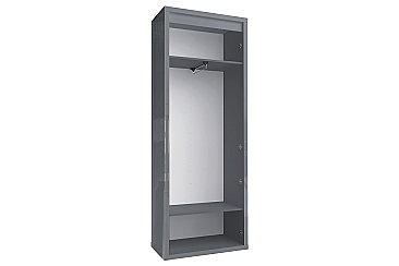 Шкаф 2-х дверный с зеркалом Норден СТЛ.413.01 Серый