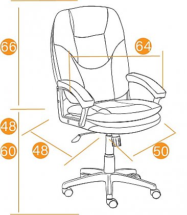 Кресло компьютерное Comfort LT Флок