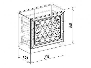 Комод №2 Флоренция схема