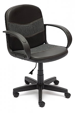 Кресло компьютерное Baggi - Черно-серый