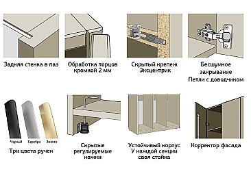 Шкаф 3-х дверный Престиж Трюфель 1650