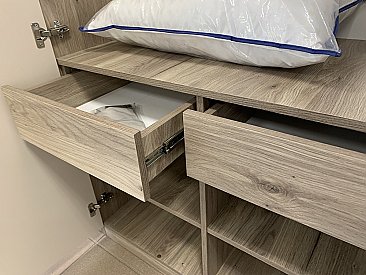 Шкаф 2-х створчатый с ящиками Урбан Кашемир - ящики