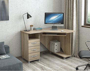 Компьютерный стол КС 20-28 М1 - в интерьере