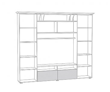 Шкаф многоцелевого назначения Катарина 10.22 схема