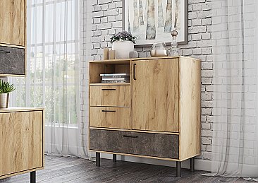 В интерьере - Комод Лофт ВМ