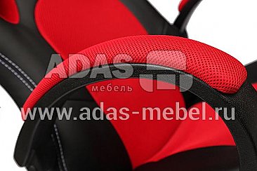 Кресло компьютерное Racer GT - цвет Черно-красный
