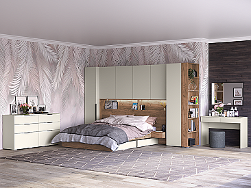 Стол туалетный Адель в интерьере спальни