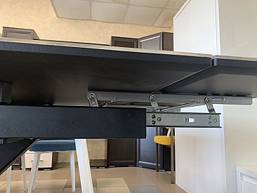 Стол раскладной Меджик 140 с фотопечатью Оникс