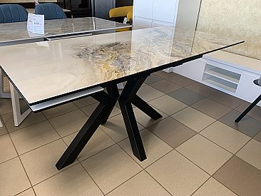 Стол раскладной Меджик 140 с фотопечатью Оникс