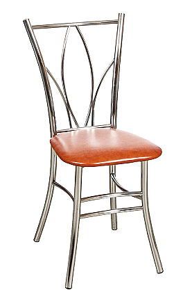 Стул на металлокаркасе Тюльпан Хромированный