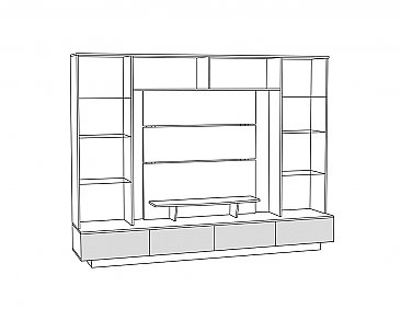 Шкаф многоцелевого назначения Вита 08.51 схема