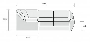 Угловой диван-кровать Престиж