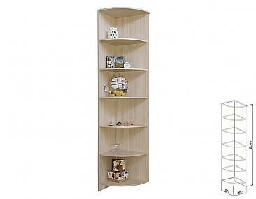 Угол завершающий Акварель №8